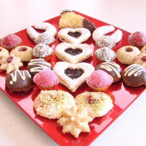 Christmas cookie platter