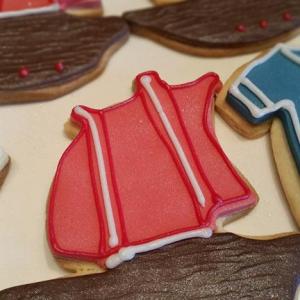 Pirate ship cookies