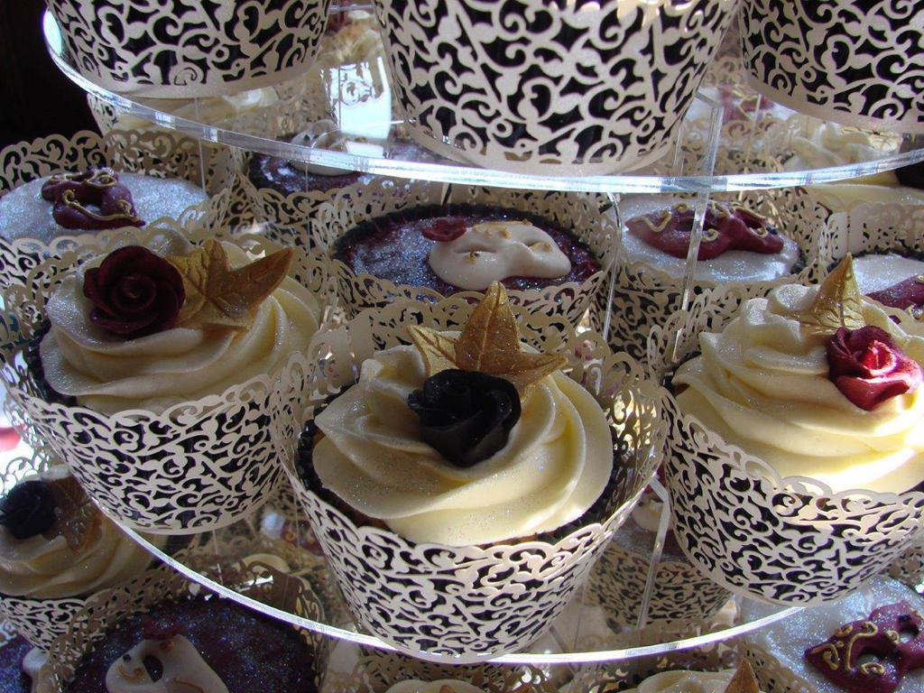 Marquerade cupcakes