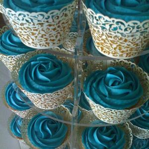 Jade rose cupcakes